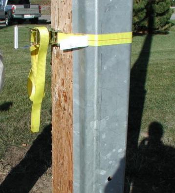 Strap on Pole